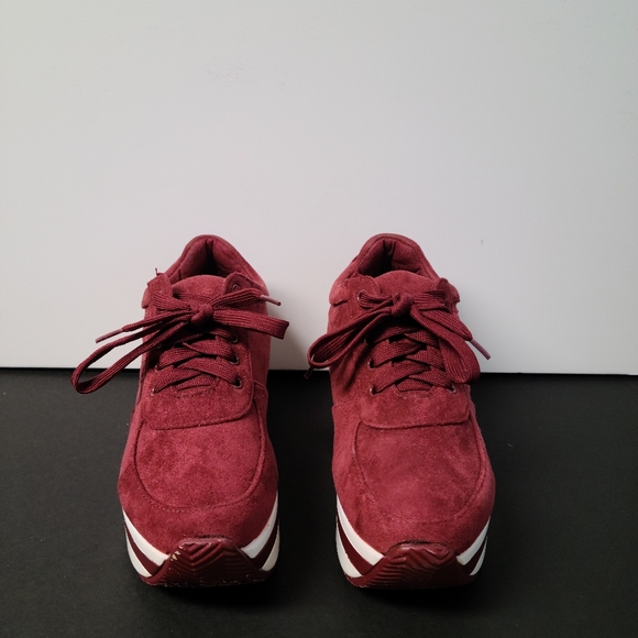 Maroon Platform Sneaker - Picture 3 of 3